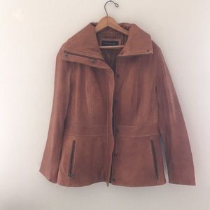 Jones New York Genuine Leather Large Jacket